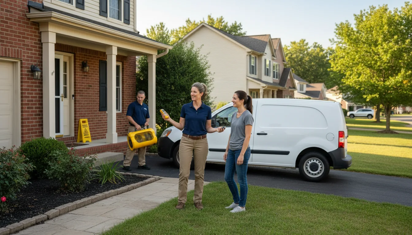 Residential water damage restoration in Deerfield, NH